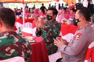 Panglima TNI dan Kapolri Resmikan Perumahan Brimob Presisi di Labuan Bajo