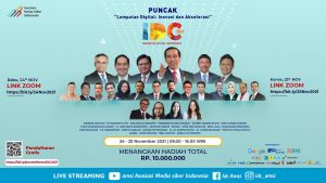Wakili Presiden Jokowi, Menko Perekonomian akan Buka Puncak IDC AMSI 2021