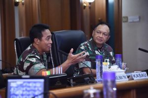 Panglima TNI Andika Perkasa Kunjungi Mabes TNI AL Dan Mabes TNI AU