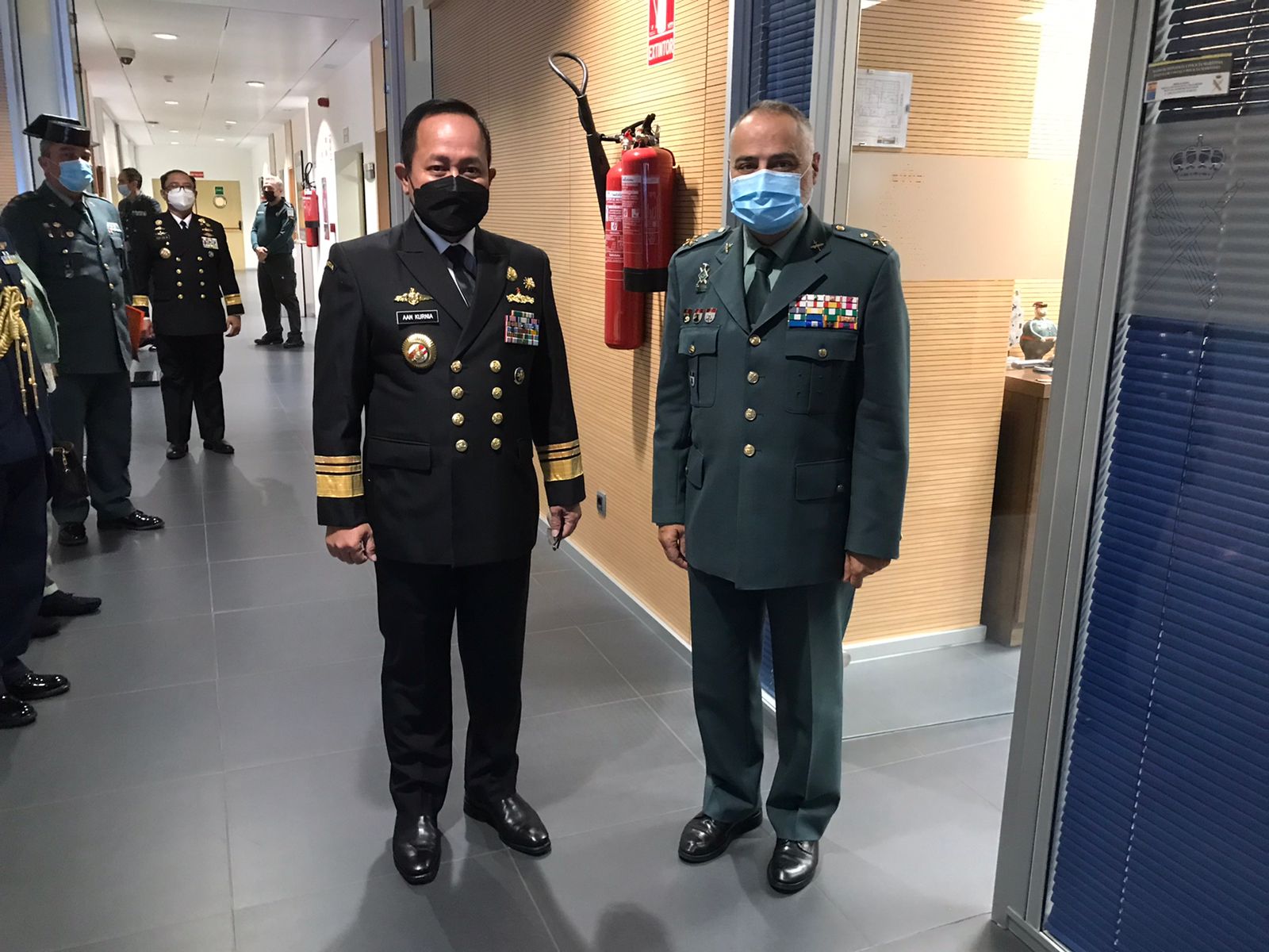 Kepala Bakamla RI Laksdya TNI Dr. Aan Kurnia juga melanjutkan kegiatan lawatan kesejumlah Coast Guard dan kali ini memenuhi undangan ke Mabes Coastal and Maritime Guarda Civil di Madrid, Spanyol