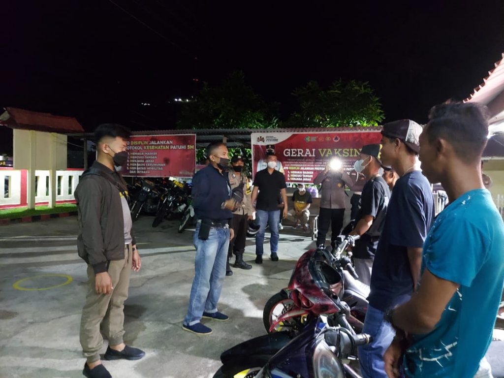 Polsek Siantan Tertibkan Oknum Pengendara Yang Menggunakan Knalpot Tak Mengikuti Aturan
