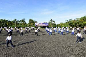 Gending Jalaseva Jayamahe Semarakan Olahraga Bersama