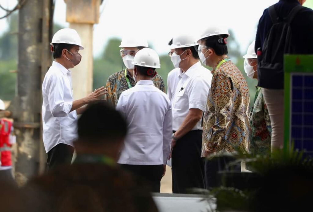 bersama presiden Joko Widodo