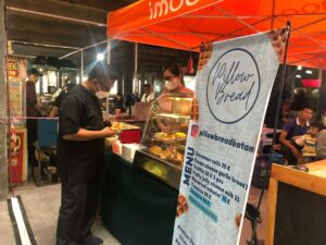 Ada Stand Pillow Bread Food Festival One Batam Mall