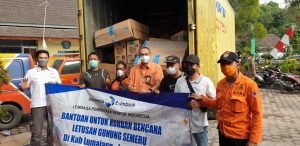 LPEI Peduli Salurkan Bantuan bagi Korban Erupsi Gunung Semeru
