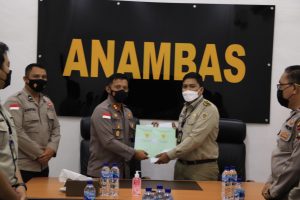Polres Anambas Terima Sertifikat Tanah Mako Polres Dan Rusunawa Dari BPN