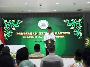Presiden Jokowi Resmikan Gedung Kantor Pimpinan Pusat Dewan Masjid Indonesia