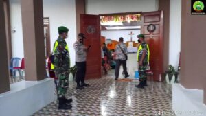 Bantu Polri, Kodim 0318 Kerahkan Prajurit Amankan Natal Natuna Anambas
