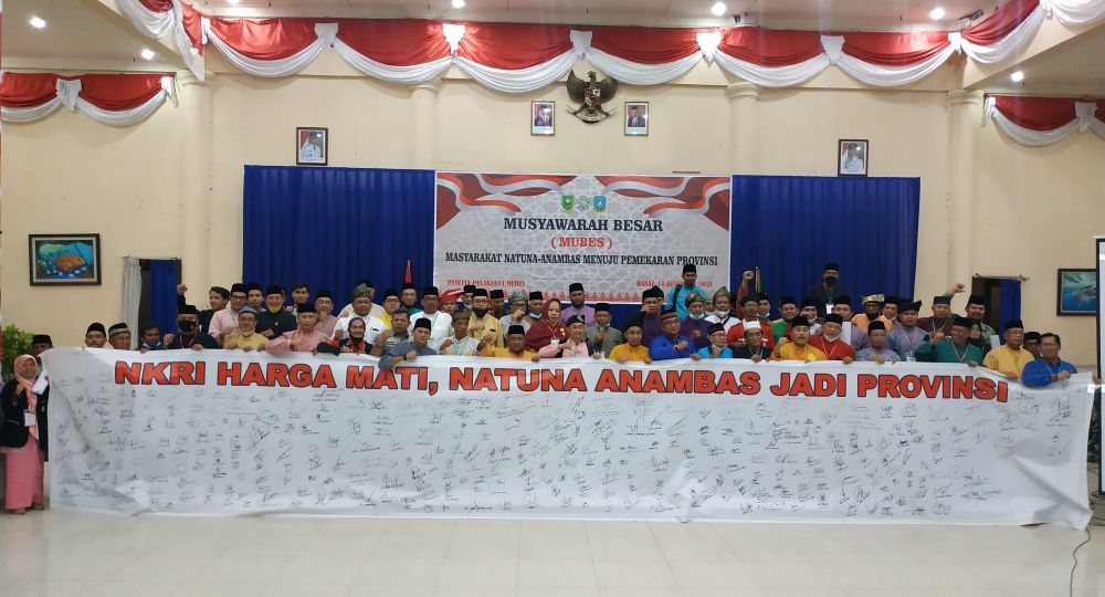 Musyawarah Besar (MUBES) Pembentukan Provinsi Kepulauan Natuna-Anambas digelar pada tanggal 14 Desember 2021