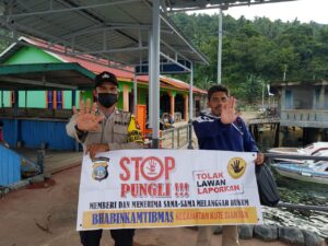 Bhabinkamtibmas Polres Anambas Kembali Lakukan Penyuluhan Stop Pungli