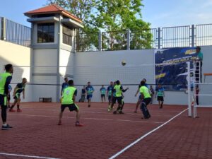 Rudenim Tanjungpinang Gelar Pertandingan Volly di Hari Bhakti Imigrasi ke 72
