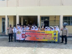 Satbinmas Polres Anambas Lakukan Sosialisasi Pencegahan Kenakalan Remaja