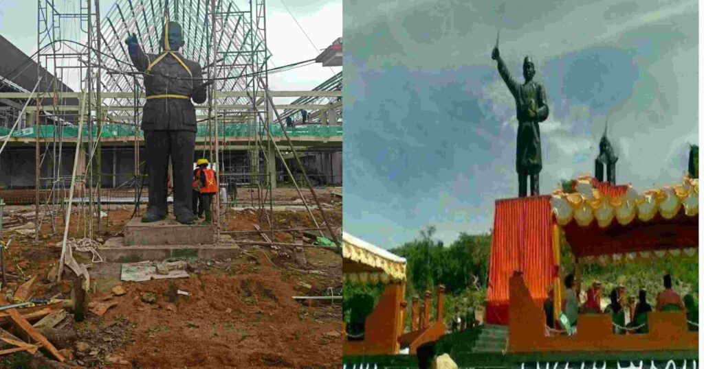 Pulau Laut Patung Datuk Kaya Muhammad Dun, Dari Serasan Hadir Ir Soekarno dan Burung Garuda
