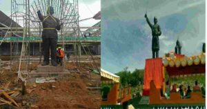 Pulau Laut Patung Datuk Kaya Muhammad Dun, Dari Serasan Hadir Ir Soekarno dan Burung Garuda