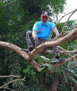 BPBD Anambas Bersihkan Pohon Tumbang Di Desa Tiangau