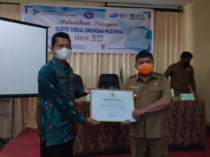 Wakil Bupati Anambas Buka Pelatihan Petugas SUSENAS Tahun 2022 Bersama BPS
