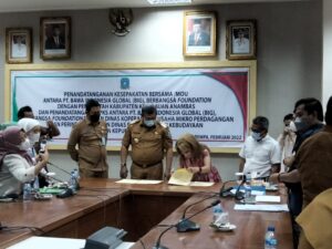 Tingkatkan Potensi Pariwisata, Pemkab Anambas Bersama PT. BIG Tandatangani MoU