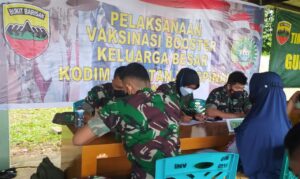 Kodim 0315 Tanjungpinang Gelar Vaksinasi Booster