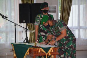 Ini Pesan Danrem 033/WP Saat Sertijab Dua Dandim