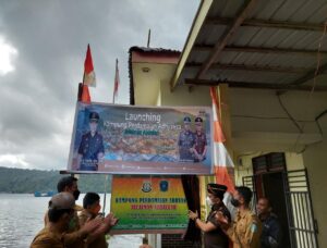 Wakil Bupati Bersama Kacabjari Tarempa Launching Kampung Restorative Justice