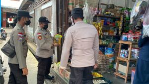 Cegah Penimbunan Minyak Goreng, Sat Binmas Polres Anambas Turun Ke Pasar