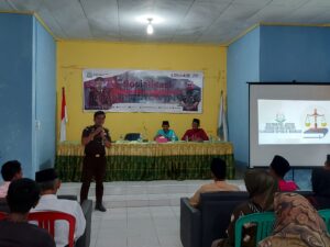 Cabjari Tarempa Lakukan Sosialisasi Restorative Justice Kepada Masyarakat