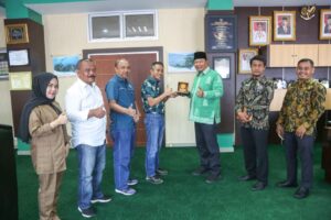 Bupati Anambas Bersama GM PT. Telkom Lakukan Koordinasi