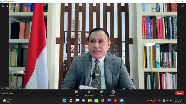 Forum Internasional Antikorupsi, KPK Berbagi Pengalaman Pemulihan Aset Hasil Pencucian Uang