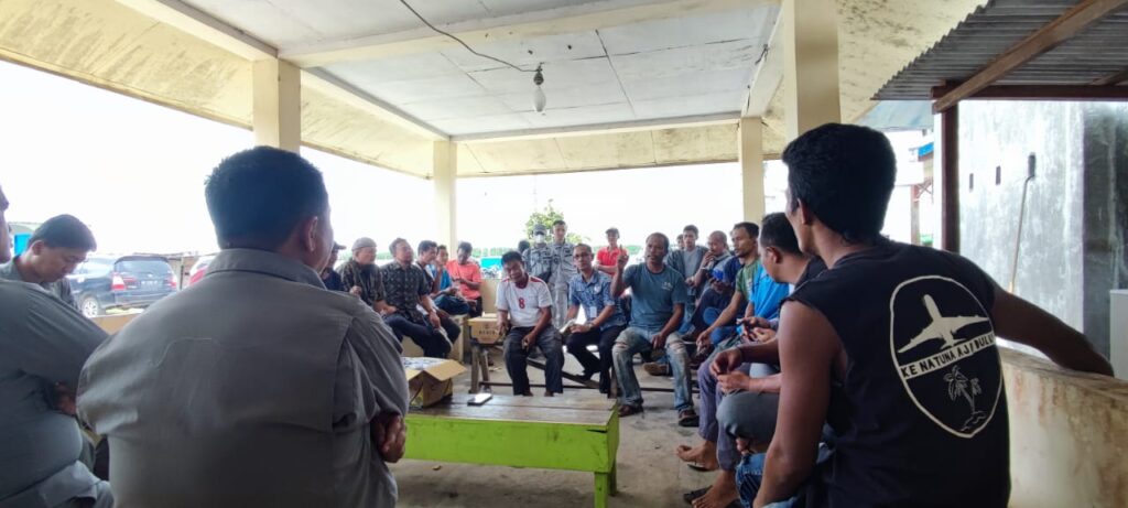 Stasiun Bakamla Natuna Sosialisasikan Pengaduan Keamanan dan Keselamatan Laut