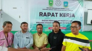 Besok, BP3K2NA Akan Gelar Rapat Kerja Bersama Pemda Dan Tokoh Masyarakat