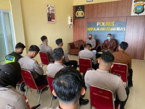 Tingkatkan Kemampuan Personel, Polres Kepulauan Anambas Gelar Pelatihan