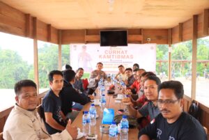 Kapolres Kepulauan Anambas Lakukan Curhat Kamtibmas Dengan Awak Media