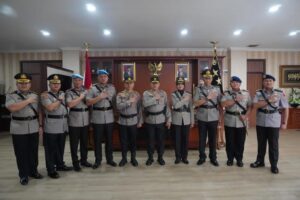 Kapolda Kepri Aris Budiman Pimpin Sertijab Perwira Kombespol