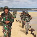 Militansi Prajurit Batalion Komposit 1 Gardapati Sukseskan Lomba Cross Country