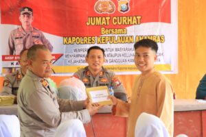 Kapolres Kepulauan Anambas Kembali Lakukan Jum’at Curhat, Kali Ini Targetnya SMA 1 Siantan