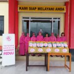 HUT Ke-43 Yayasan Kemala, Ketua Cabang Bhayangkari Kepulauan Anambas Bagikan Sembako