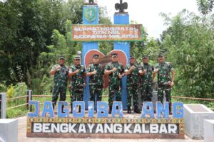 Panglima TNI Laksamana TNI Yudo Margono Tinjau PLBN Jagoi Babang Bengkayang