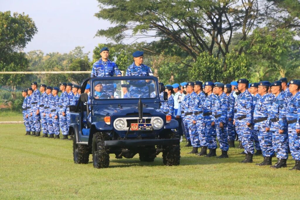 Komandan Pangkalan TNI AU Abdulrachman Saleh Marsma TNI Fairlyanto, selaku Pinumlat (Pimpinan Umum Latihan) membuka Latihan Garuda Perkasa 2023