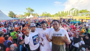 Warga Manggala Padati Senam Sehat Bersama Dokter Udin