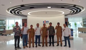 Kepala Diskominfotik Anambas Bersama Sejumlah Kades Kunjungi BAKTI-Kominfo Jakarta