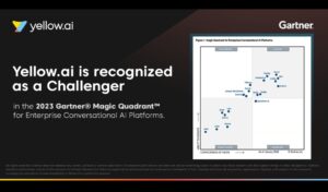 Yellow.ai Diakui Sebagai Challenger Dalam Gartner Magic Quadrant 2023