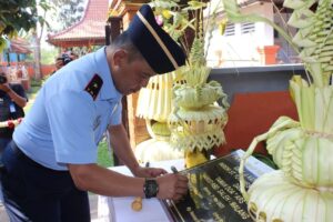 Danlanud Abd Saleh Resmikan Taman Doa ARS dan Status Administratif Paroki Gereja Maria Vianney