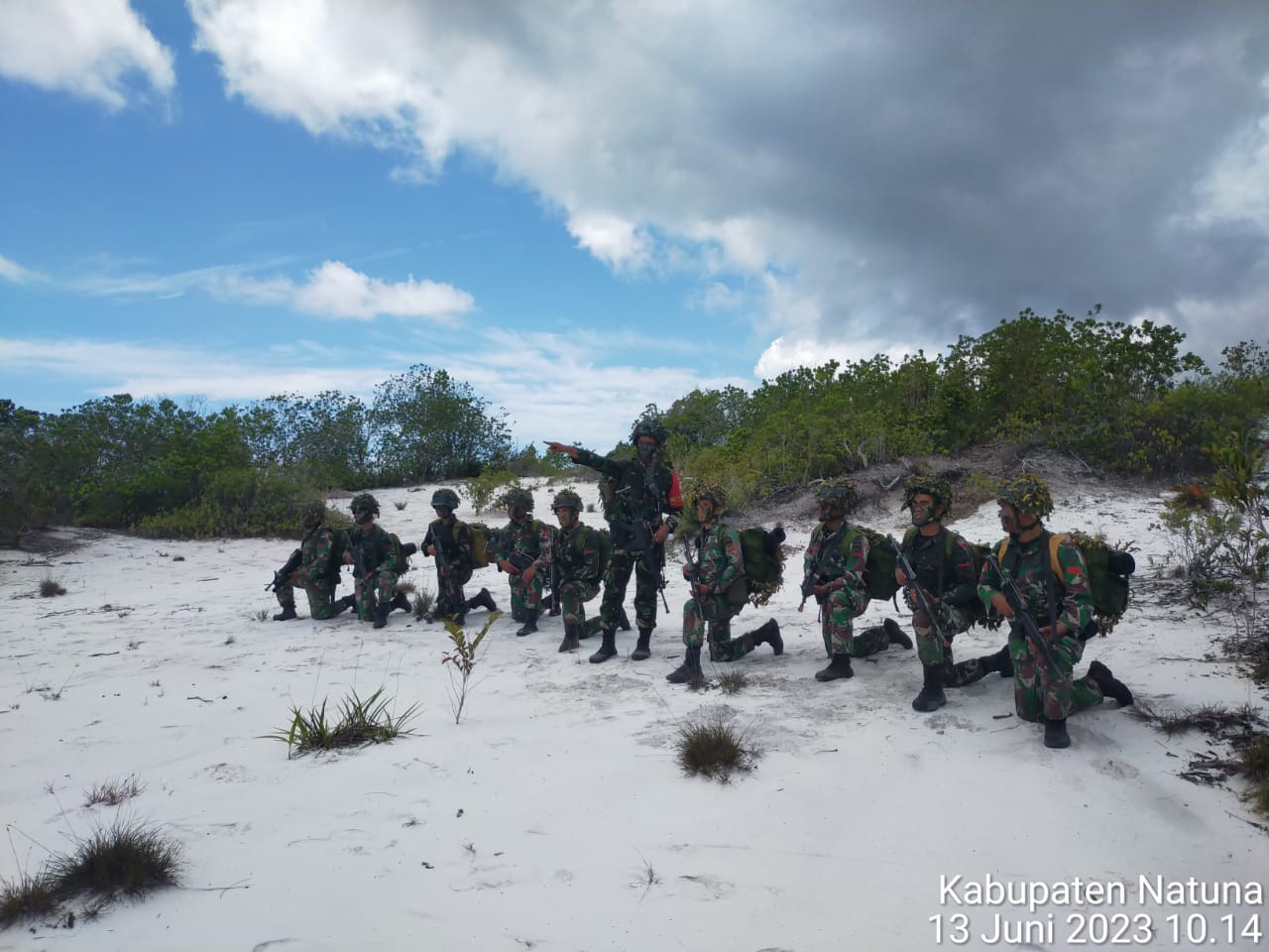 latihan tempur