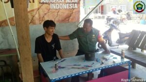 Masyarakat Desa Air Asuk Jadi Sasaran Komsos Koptu Suhendra