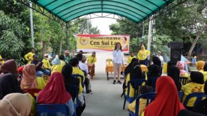 Dihadapan Emak emak Cen sui lan Terangkan Empat Pilar kehidupan bermasyarakat