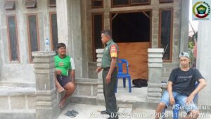 Terus Lakukan Kegiatan Rutin, Serda Julius Sambangi Masyarakat Binaannya