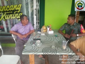 Kopda Hafit Laksanakan Komsos di Desa Candi