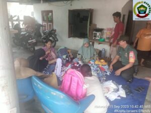 Koptu Isnaeni Lakukan Komsos Bersama Masyarakat Desa Matak