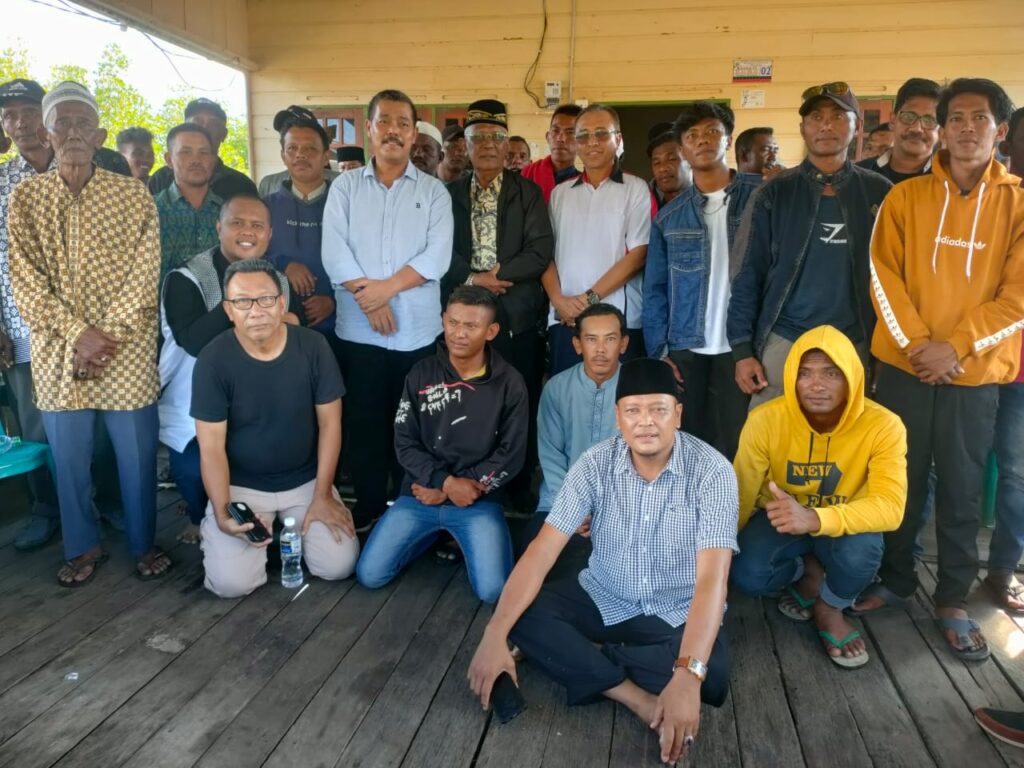 silaturahmi Gerry Yasid di desa Pancur, Kabupaten Lingga