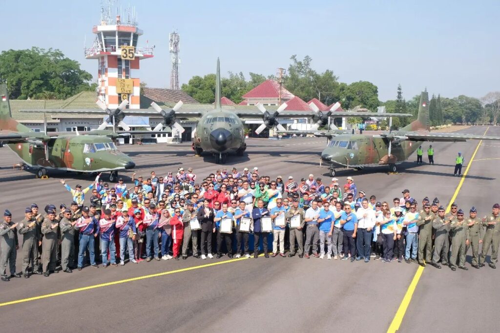 perhelatan Kejurnas Terjun Payung Kasau Cup 2023